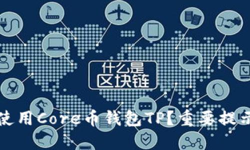 如何安全地使用Core币钱包TP？重要提示与实用指南