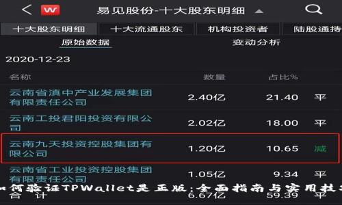 如何验证TPWallet是正版：全面指南与实用技巧