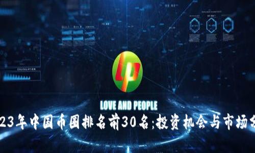 2023年中国币圈排名前30名：投资机会与市场分析